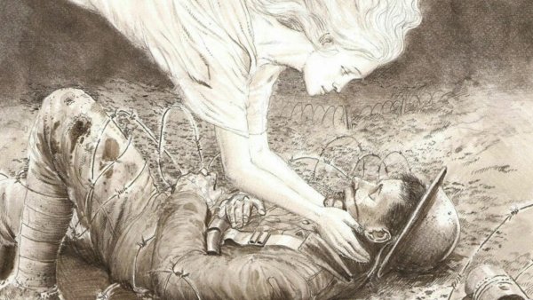 Череп в каске