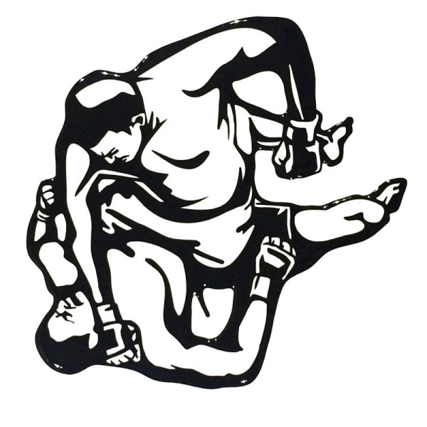 Логотип боец ММА