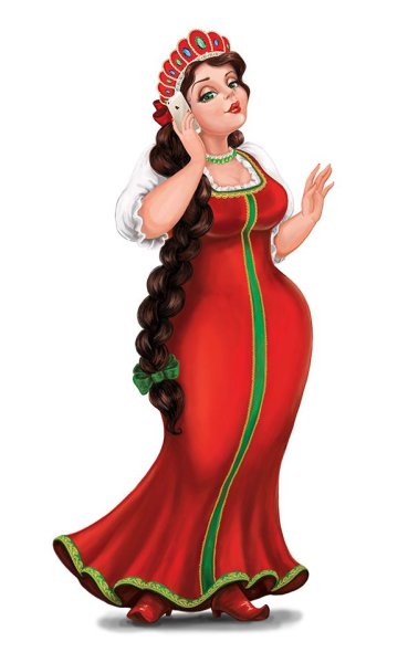 Рисование образа русской красавицы