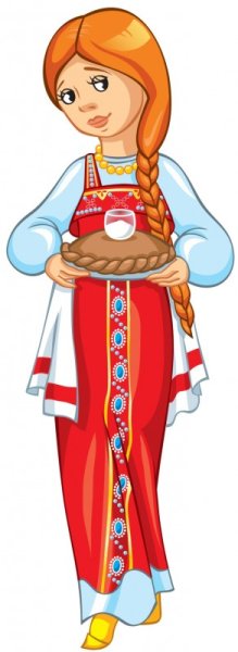 Рисование русской женщины