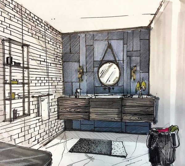 Скетч комнаты