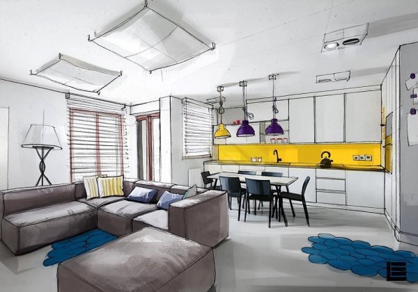 Рисунки в стиле лофт