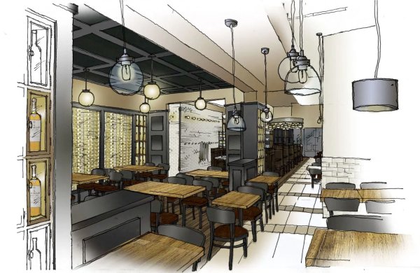 Зарисовки интерьера