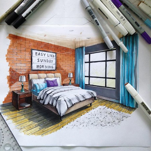 Эскизный проект интерьера