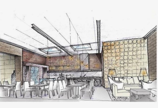 Рисование стен в стиле лофт