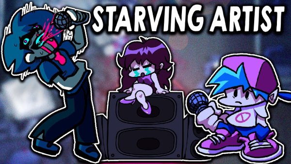 Рисунки в игре starving artist