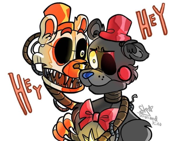 ФНАФ 6 Молтен Фредди арты