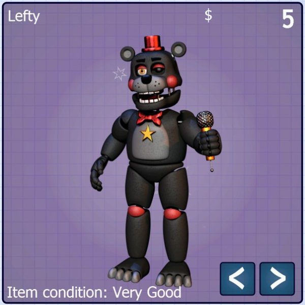 АНИМАТРОНИКИ ФНАФ 6 Лефти