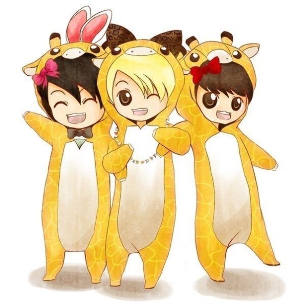 Дети в кигуруми аниме