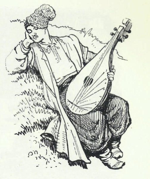 Бандура струнные Щипковые музыкальные инструменты