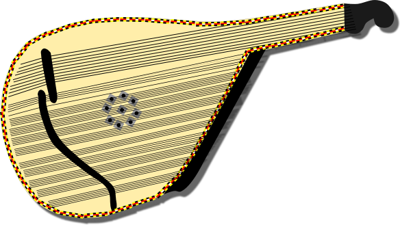Лютня вектор