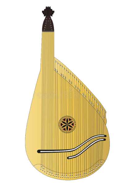 Бандура музыкальный инструмент рисунок