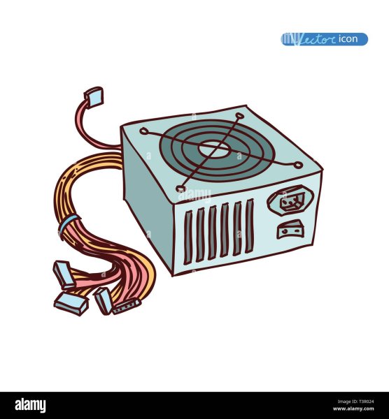 Блок питания нарисованный