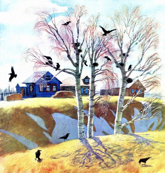 Весна иллюстрация