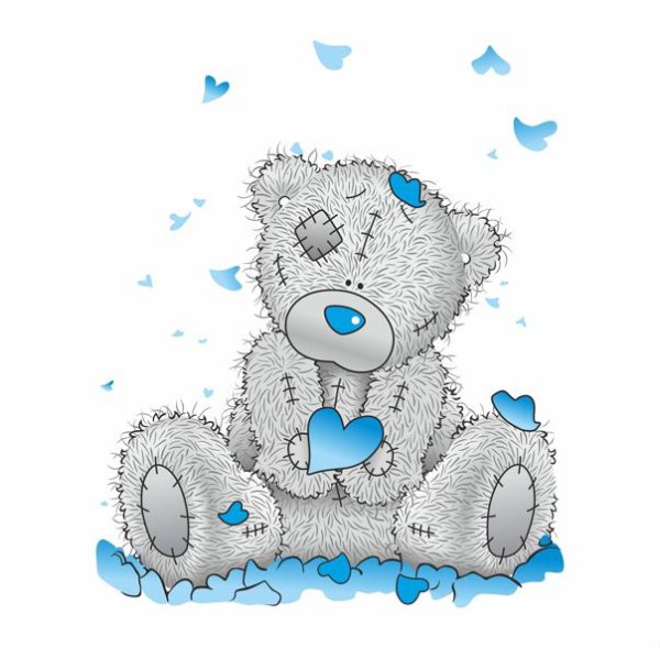 Мишки Тедди цветные