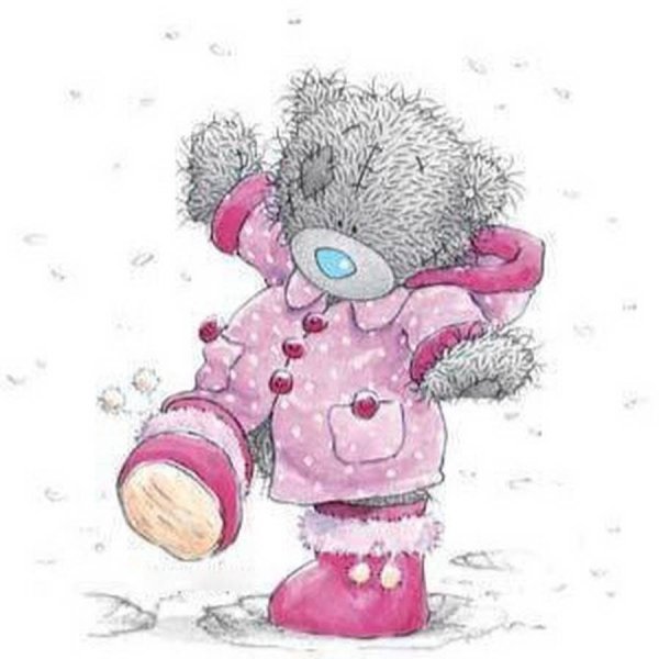 Мишка Тедди с мячиком