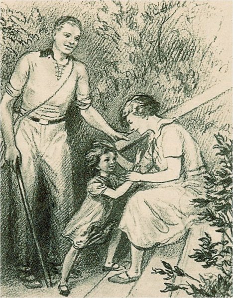 Голубая чашка Гайдар рисунок