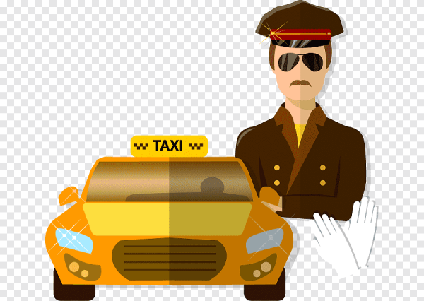 Водитель такси иллюстрации