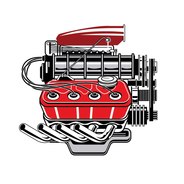 Нарисованный мотор