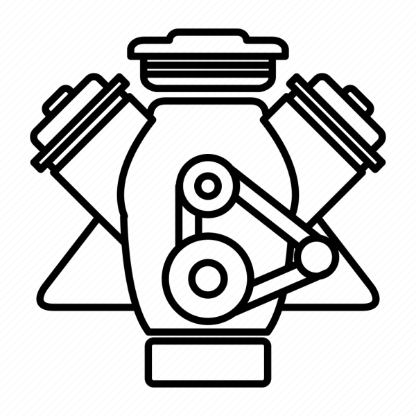 Нарисованный мотор