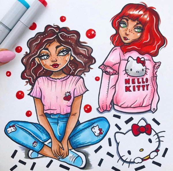 Рисунки которые в тренде для срисовки