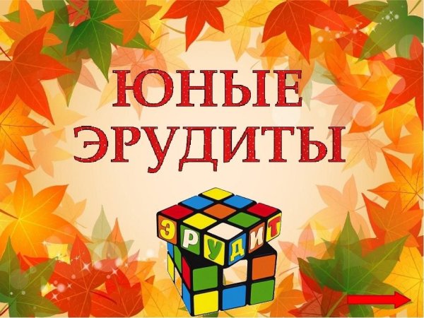 Интеллектуальная игра Эрудит