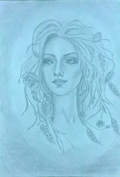 Рисунок из баллады Светлана