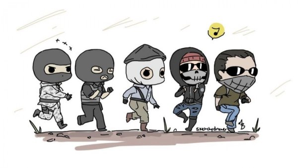 Террорист мультяшный