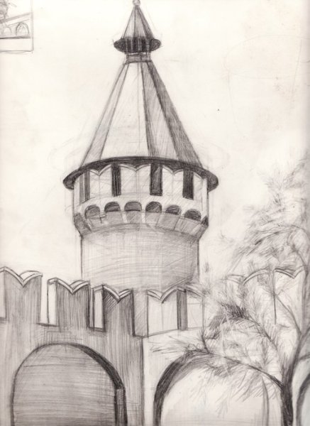 Тульский Кремль рисование Тульский Кремль рисование