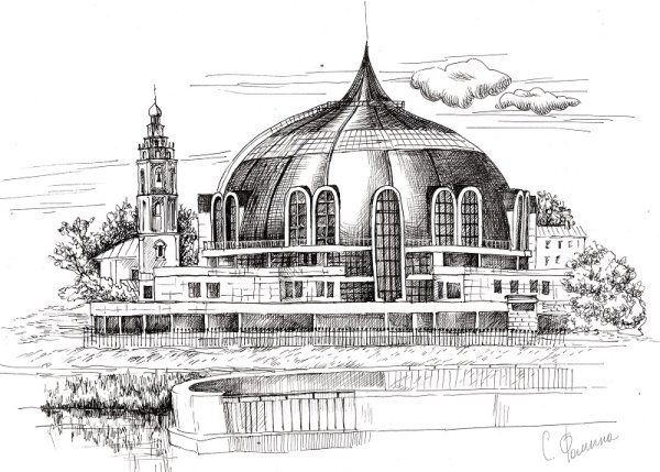 Тульский музей оружия вектор