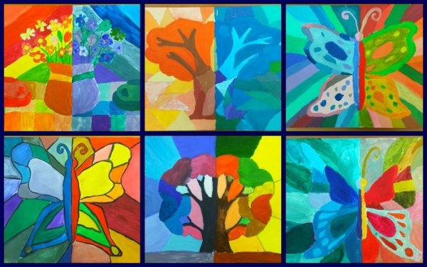 Упражнения по цветоведению