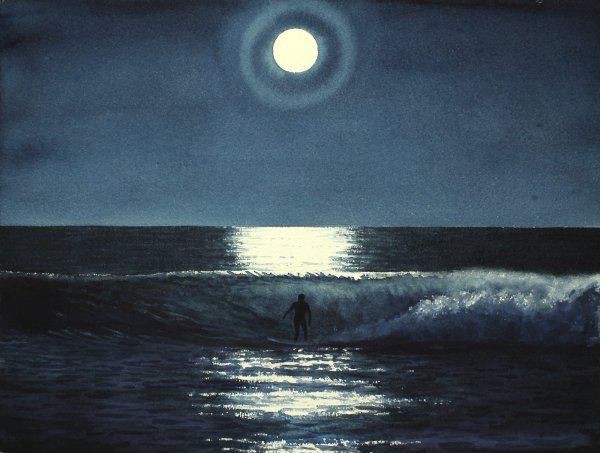 Луна и море