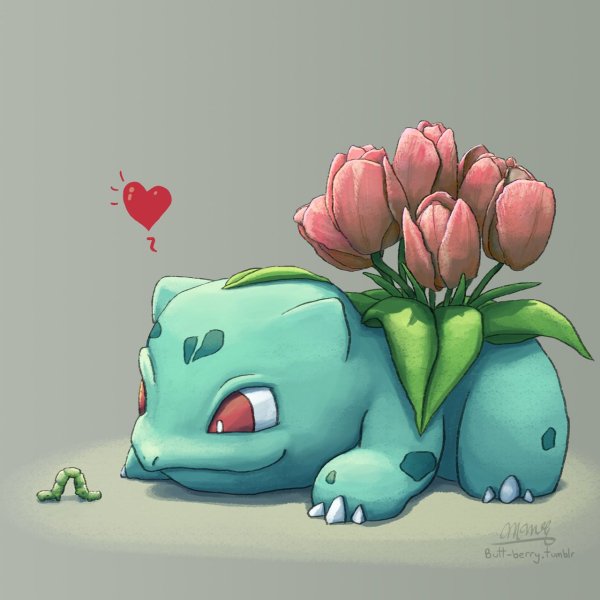 Покемон Бульбазавр арт