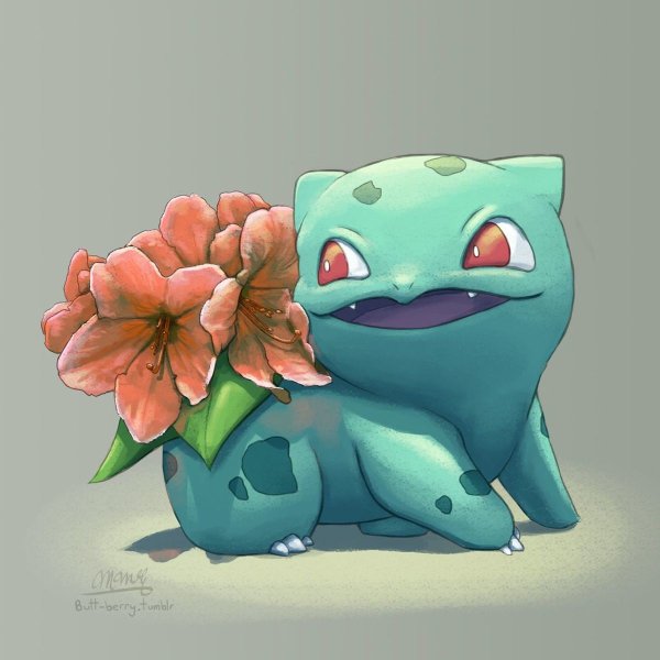 Покемон Бульбазавр арт