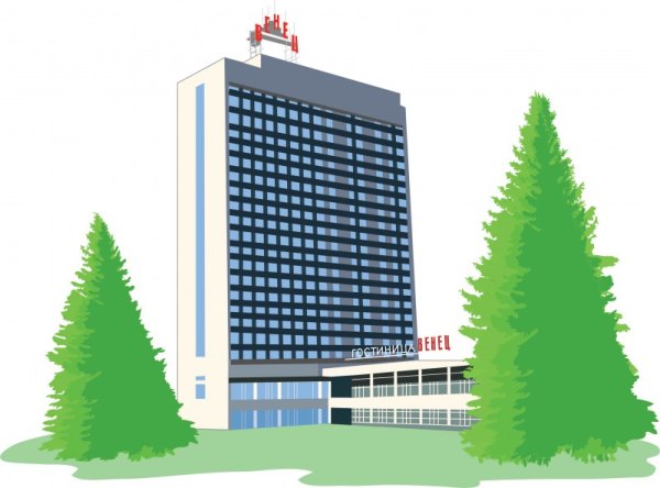 Гостиница венец Ульяновск рисунок