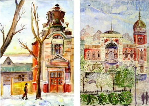 Ульяновск рисунки города