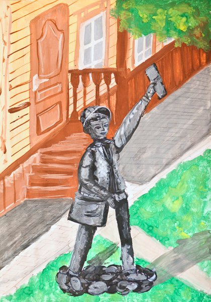 Достопримечательности Ульяновска рисунки детей