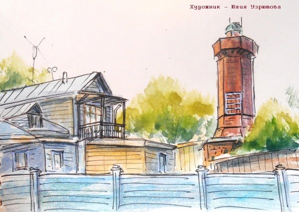 Достопримечательности Ульяновска рисунки