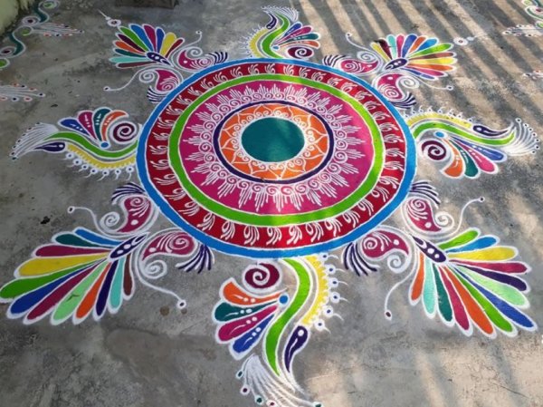 Индия орнамент Ранголи