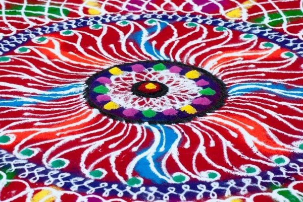 Ранголи Лотос