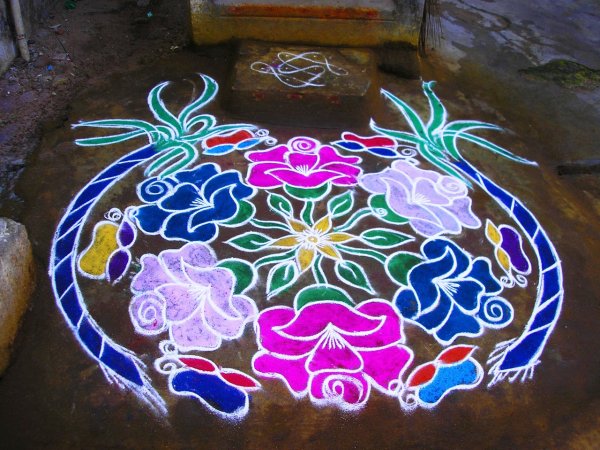 Ранголи орнамент