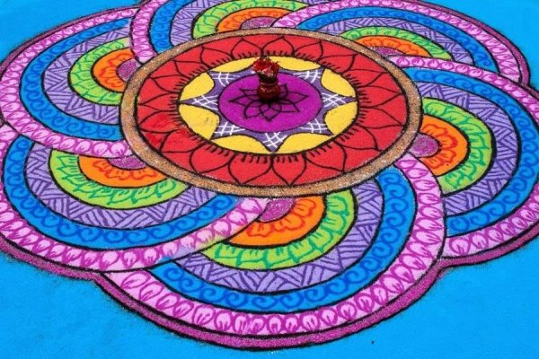 Орнамент Индия Мандала