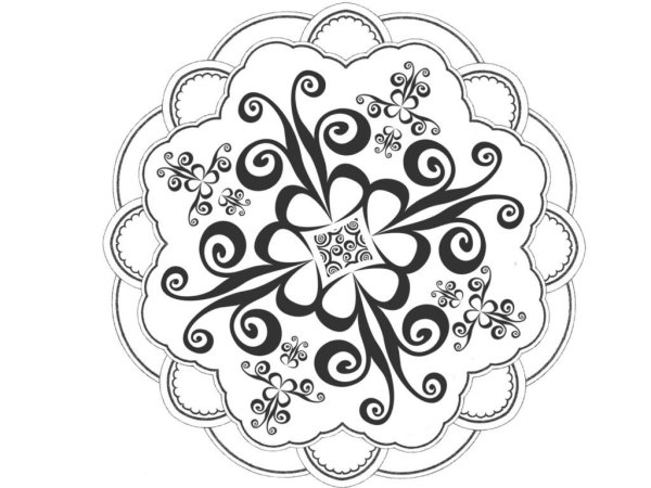 Ранголи орнамент