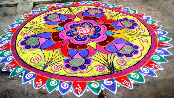 Easy rangoli