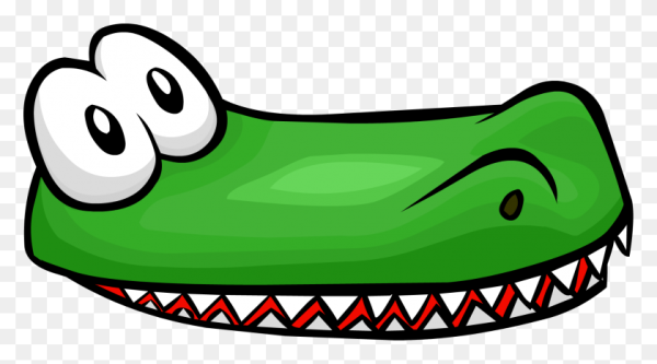 Голова крокодила для детей