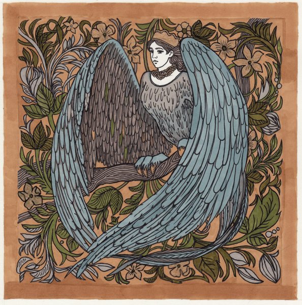 Сирин алконост Гамаюн Билибин