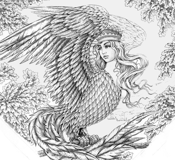 Сирин алконост Гамаюн