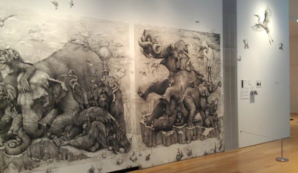 Огромные картины карандашом