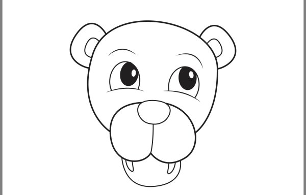 Раскраска Лев