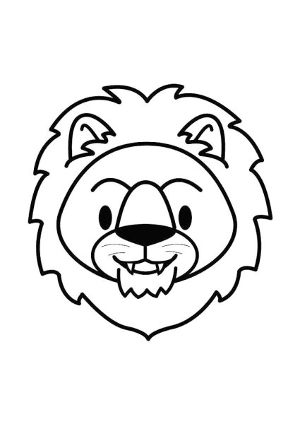 Стилизованная голова Льва